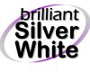 Brilliant Silver White hair toner brand logo for brightening blonde and grey hair
